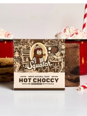 Dr. Squatch Hot Choccy Men's Soap - Brown & Cream
